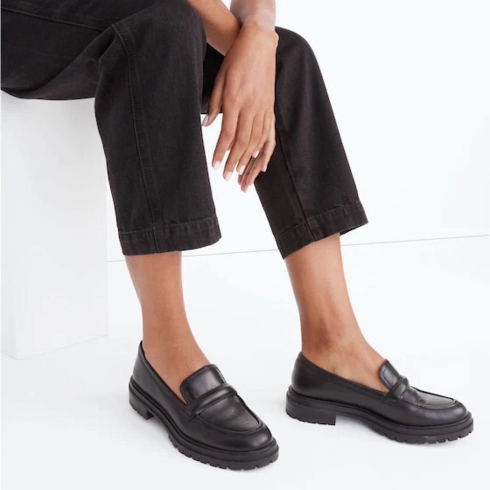 Madewell Bradley Lugsole Loafer in Leather